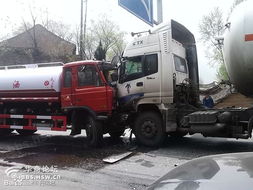 國道驚魂 312國道資峪段罐車與水車相撞事故警示